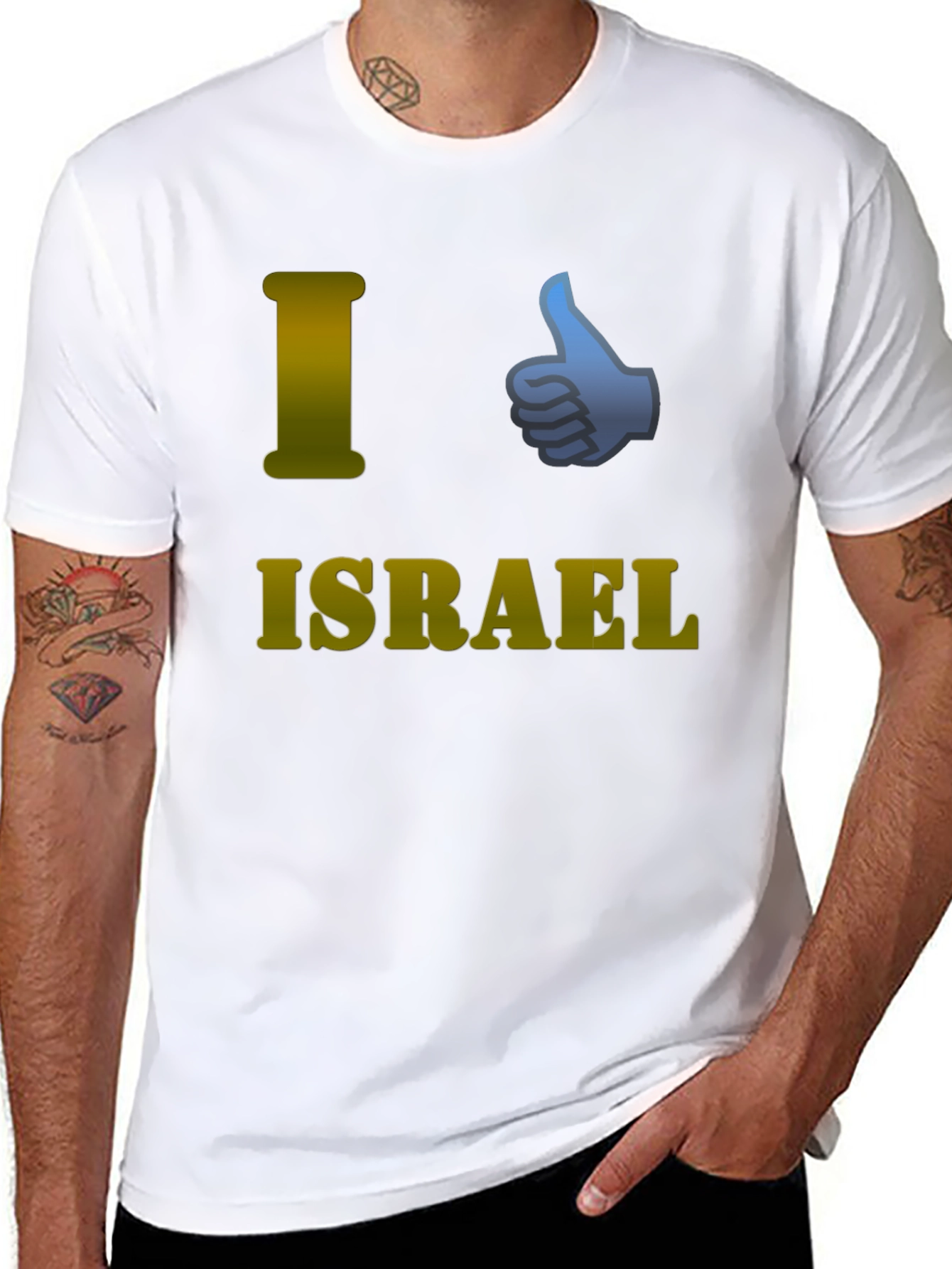 I Thumbs Up Israel Tee - Soft Cotton Blend