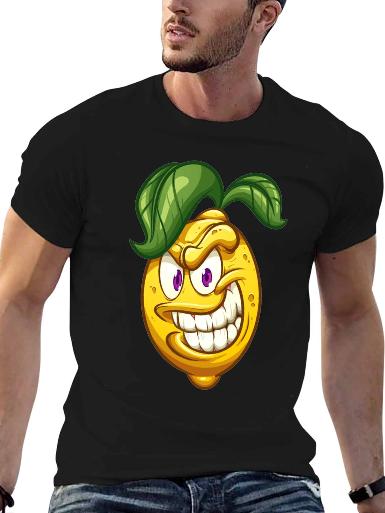 Cartoon Lemon Graphic Tee