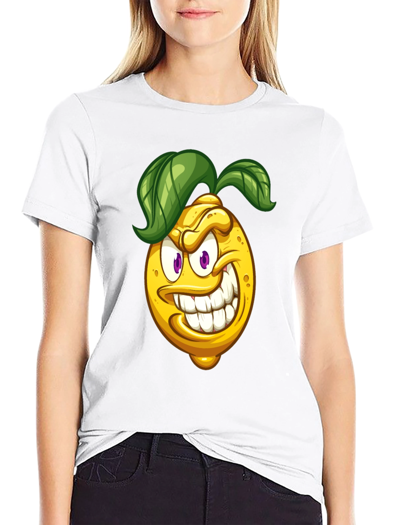 Cartoon Lemon Graphic Tee
