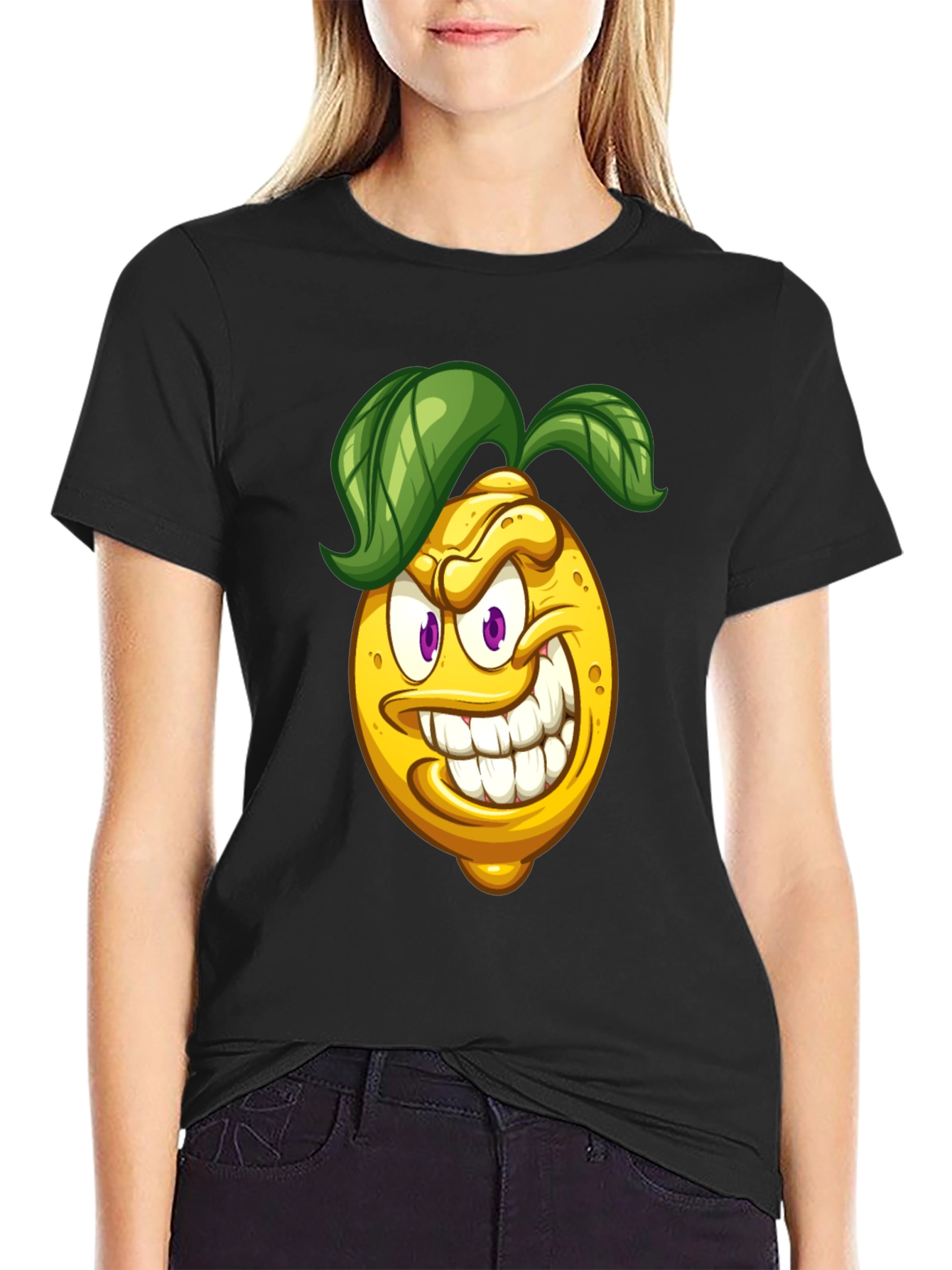 Cartoon Lemon Graphic Tee