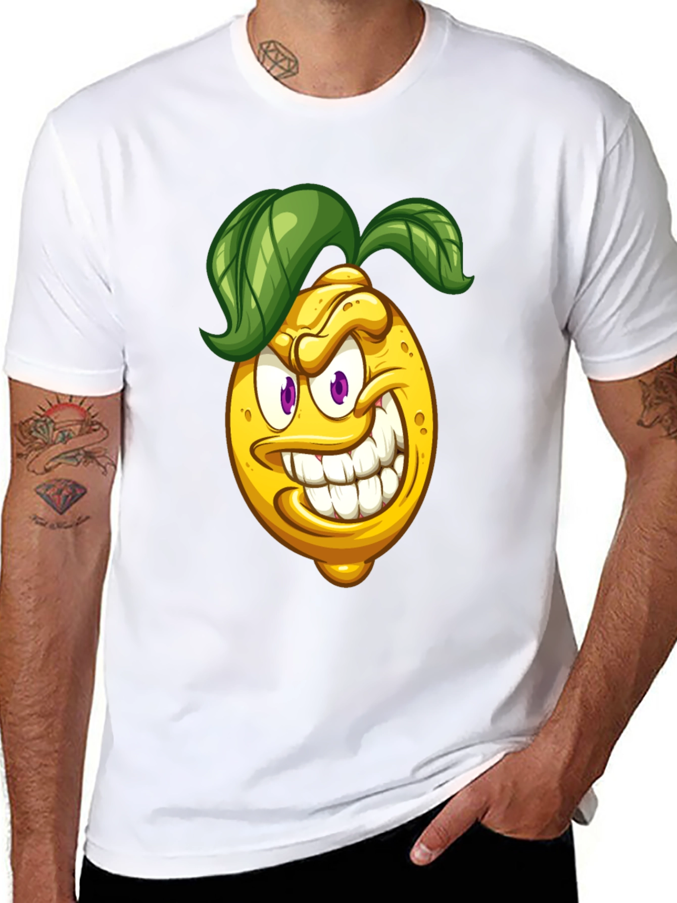 Cartoon Lemon Graphic Tee