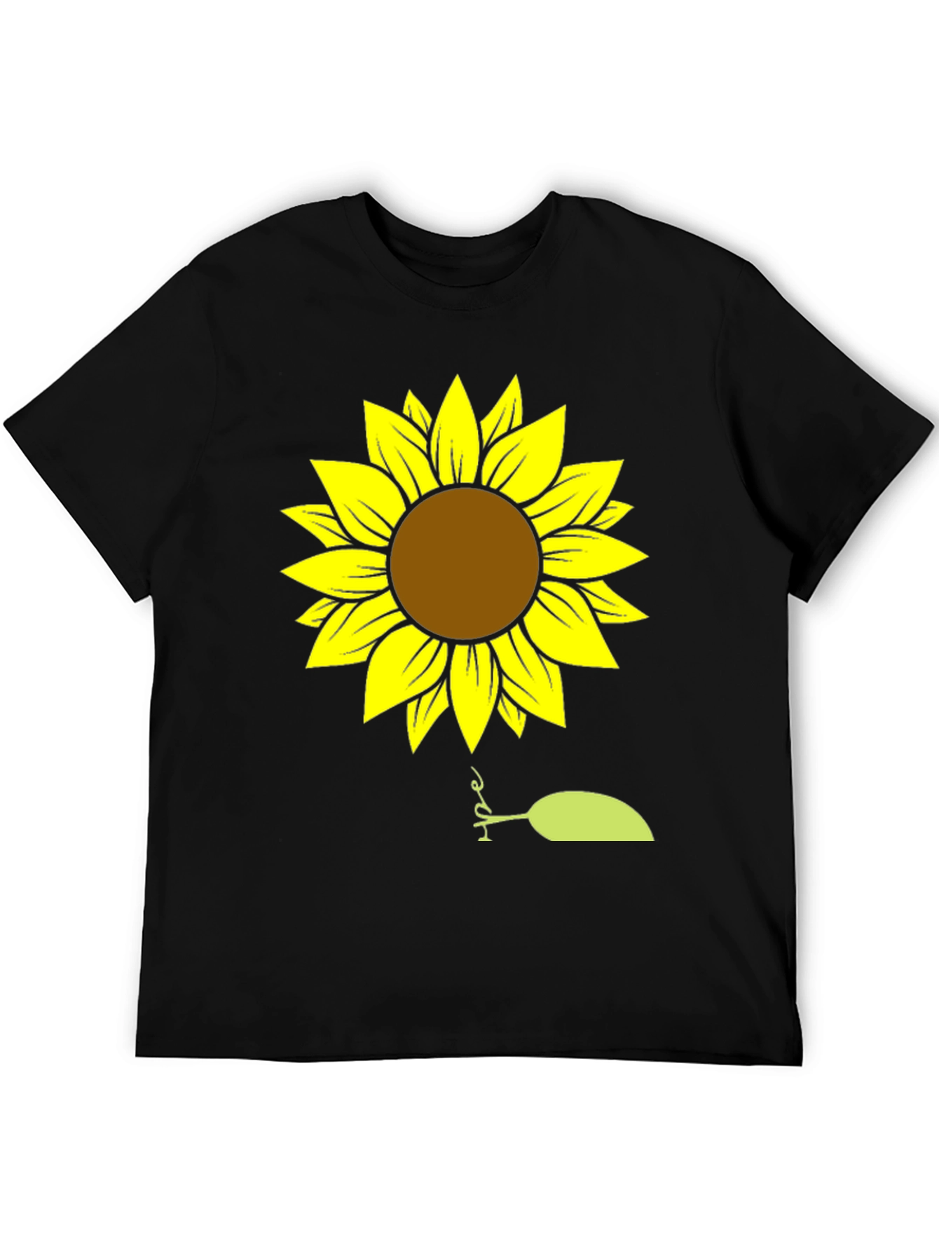 Sunflower Hope Graphic Tee - Stylish Casual Comfort
