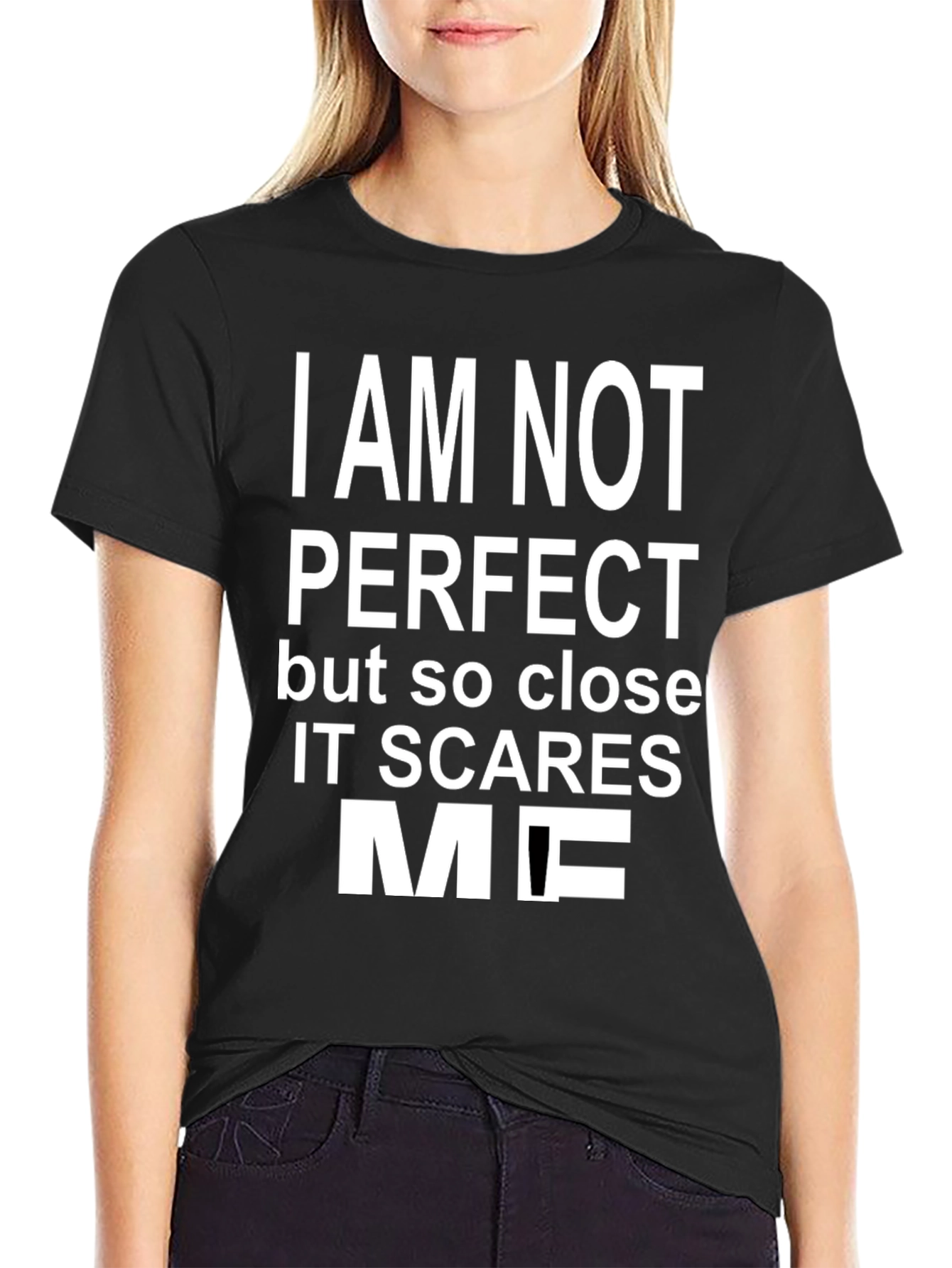 Funny I Am Not Perfect Graphic Tee