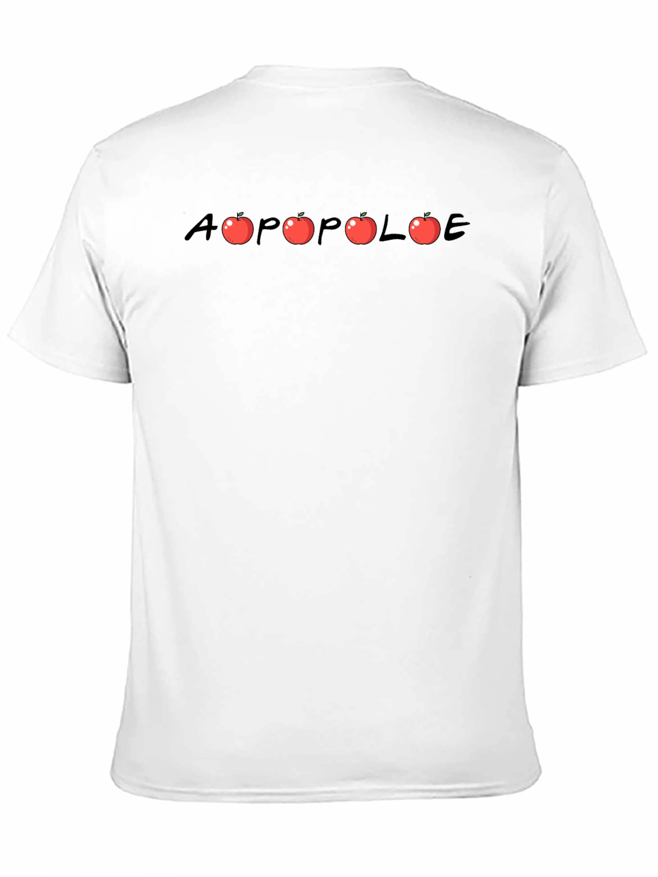 A Apple Pole - Graphic Black T-Shirt