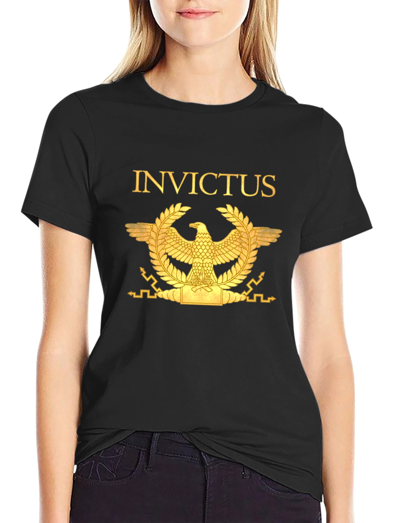 Invictus Roman Eagle Black T-Shirt