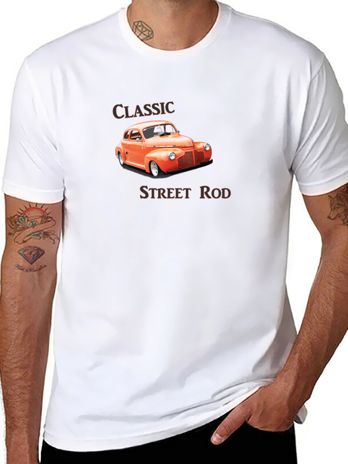 Classic Street Rod Graphic T-Shirt - Black