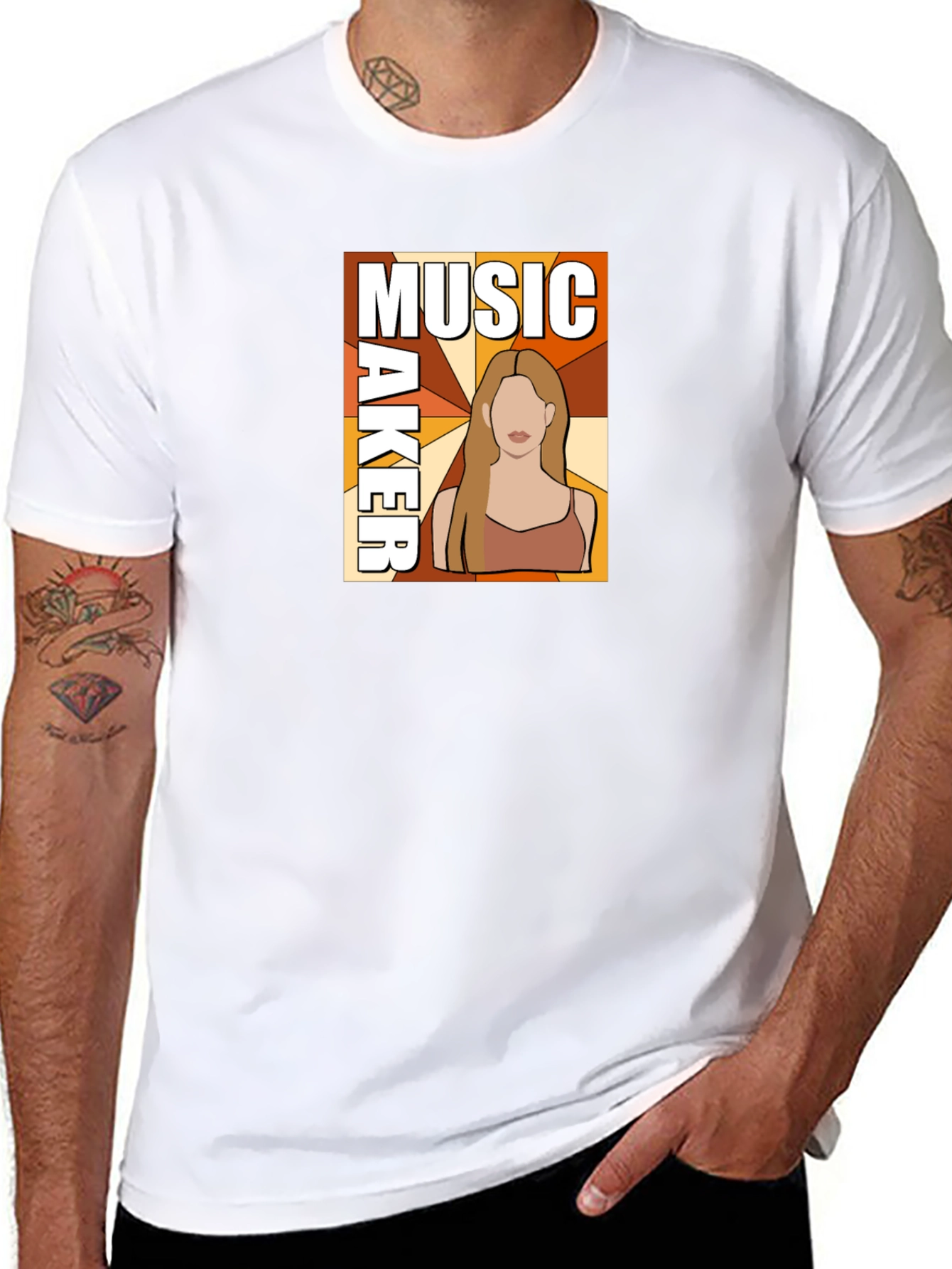 Music Maker T-Shirt - Retro Style Graphic Tee