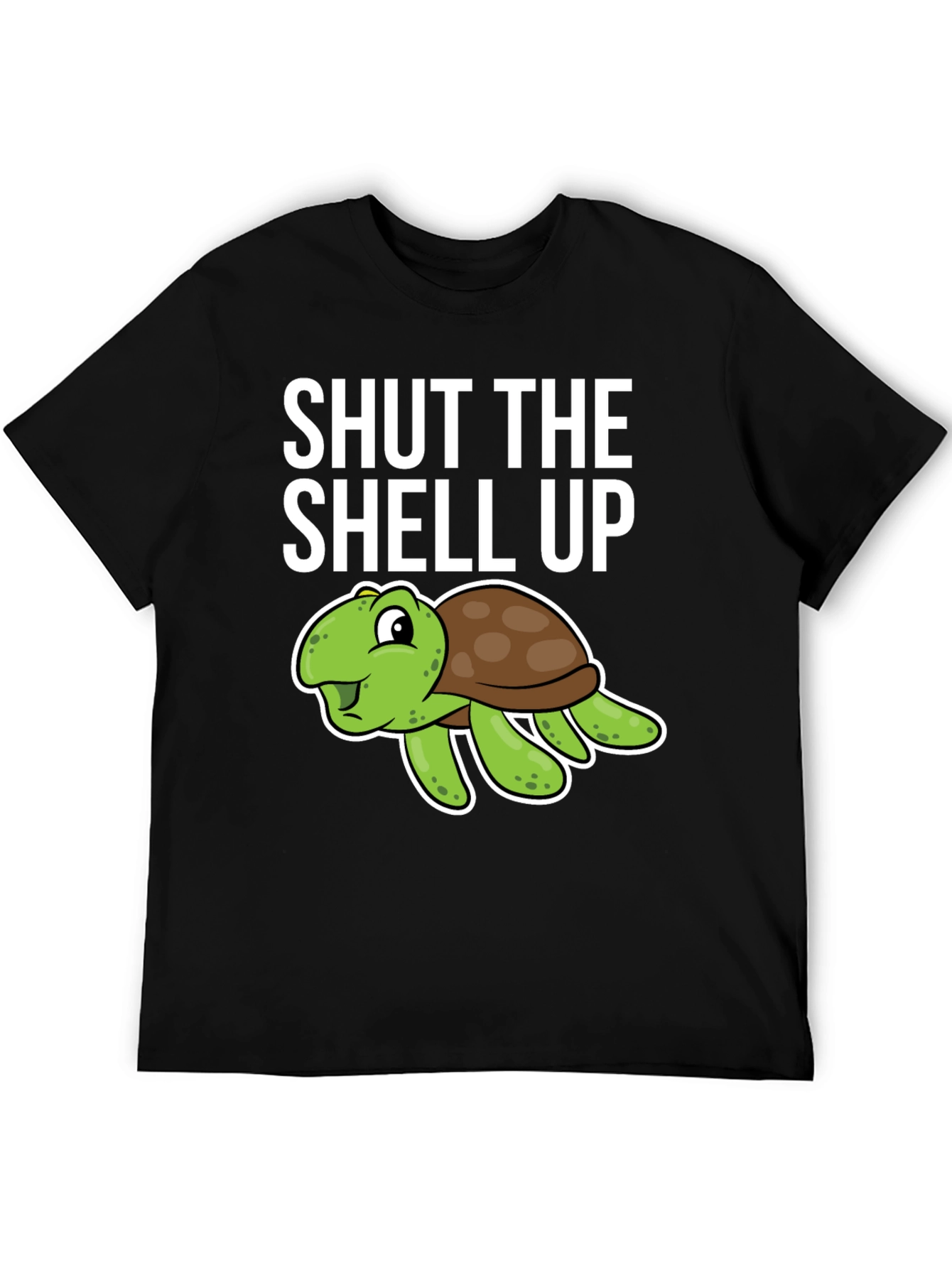 Shut the Shell Up Turtle Humor T-Shirt