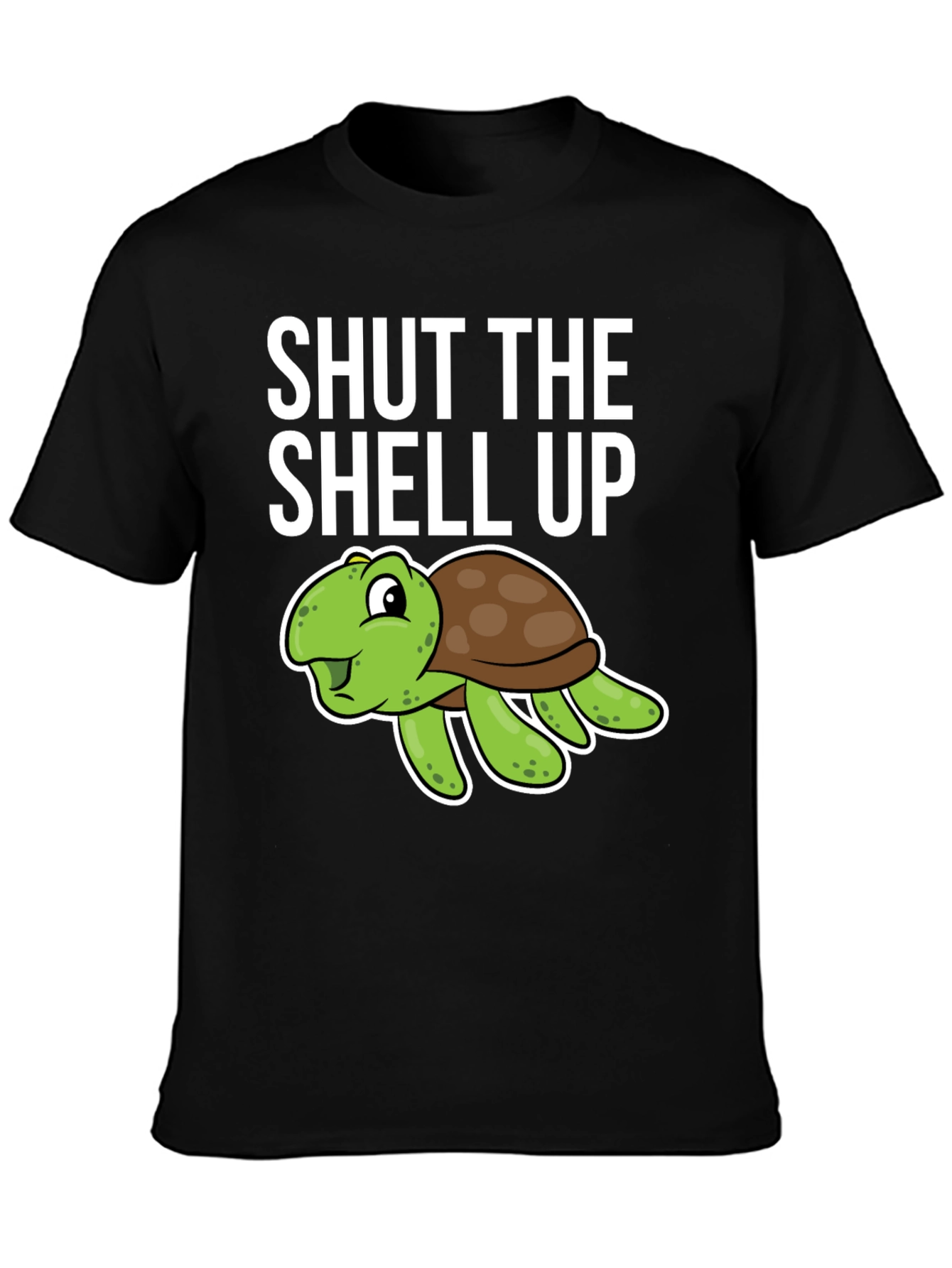 Shut the Shell Up Turtle Humor T-Shirt