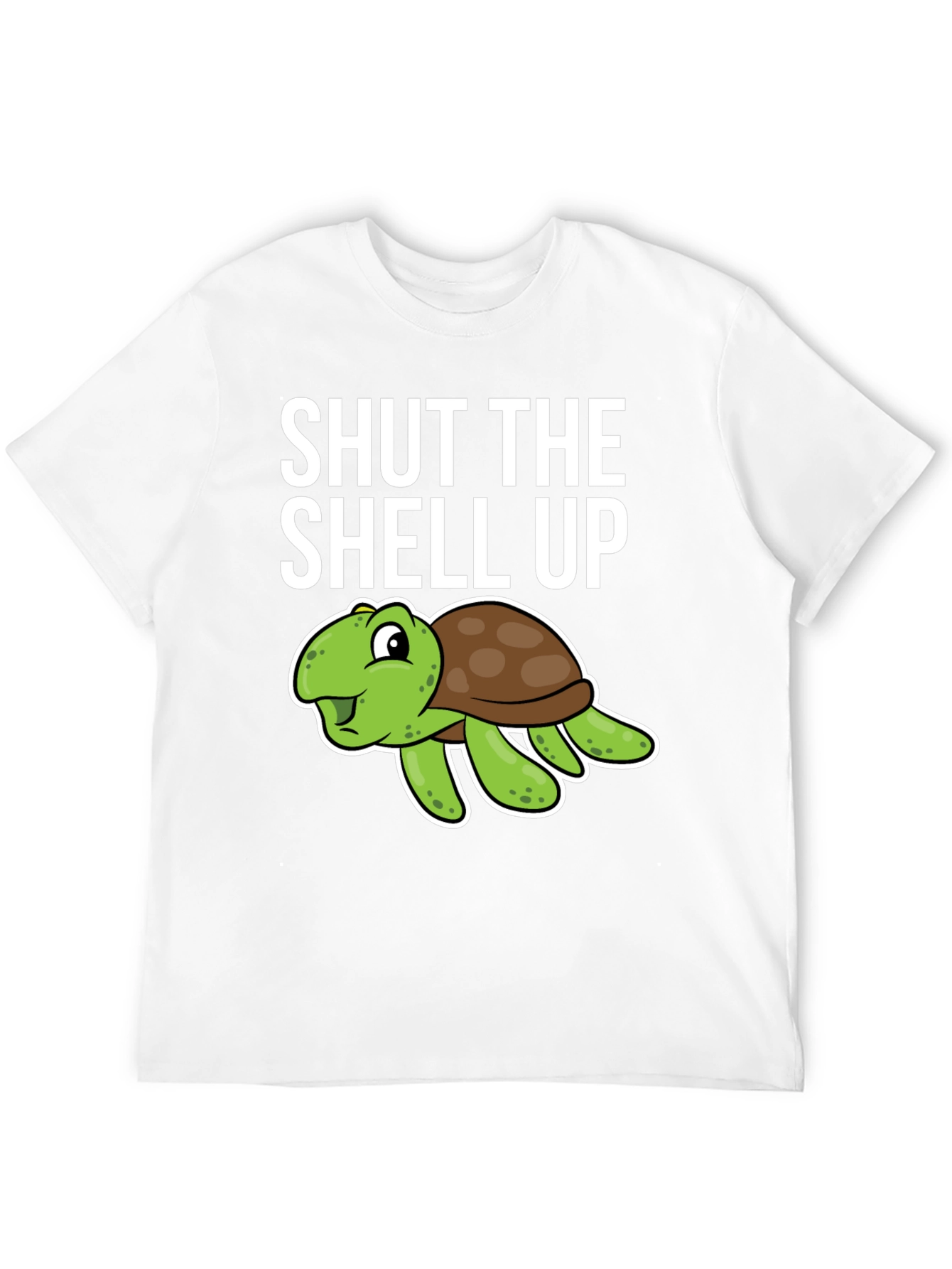 Shut the Shell Up Turtle Humor T-Shirt
