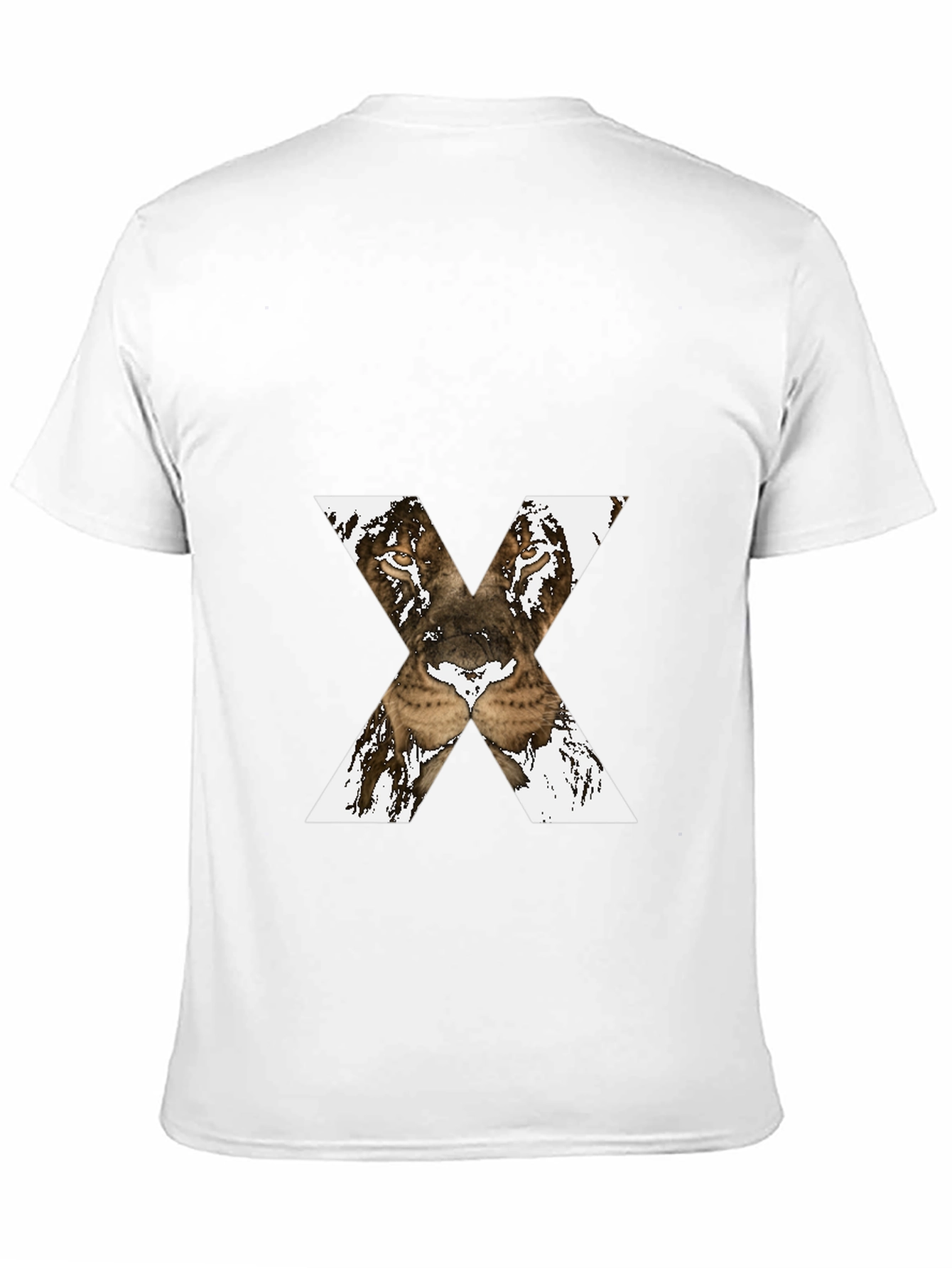 Lion X Graphic Tee - Bold Black T-Shirt