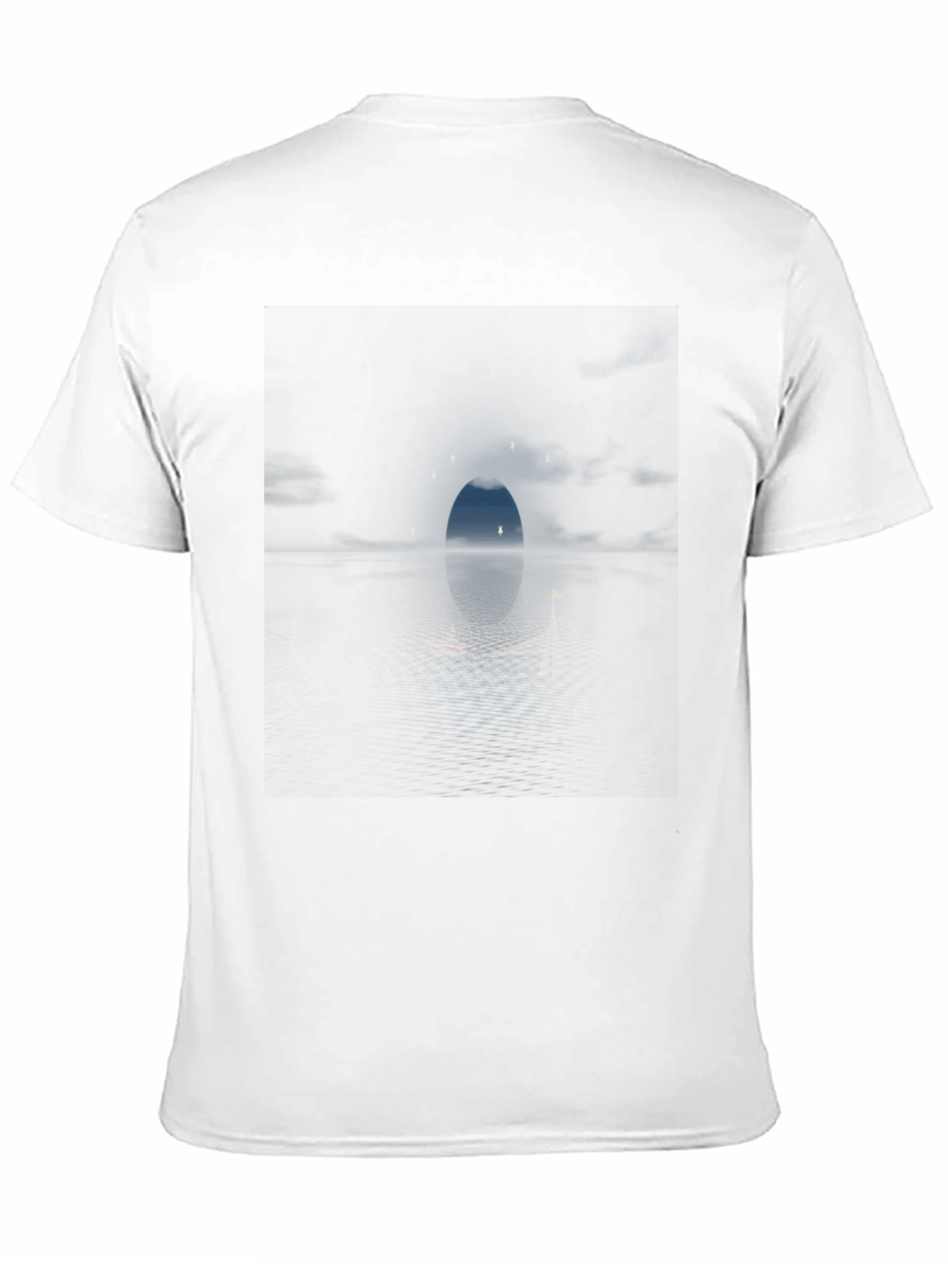 Mystic Night T-Shirt: Celestial Design Soft Fabric