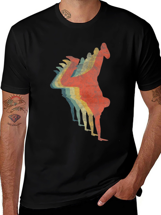 Retro Breakdance Graphic T-Shirt - Vintage Style