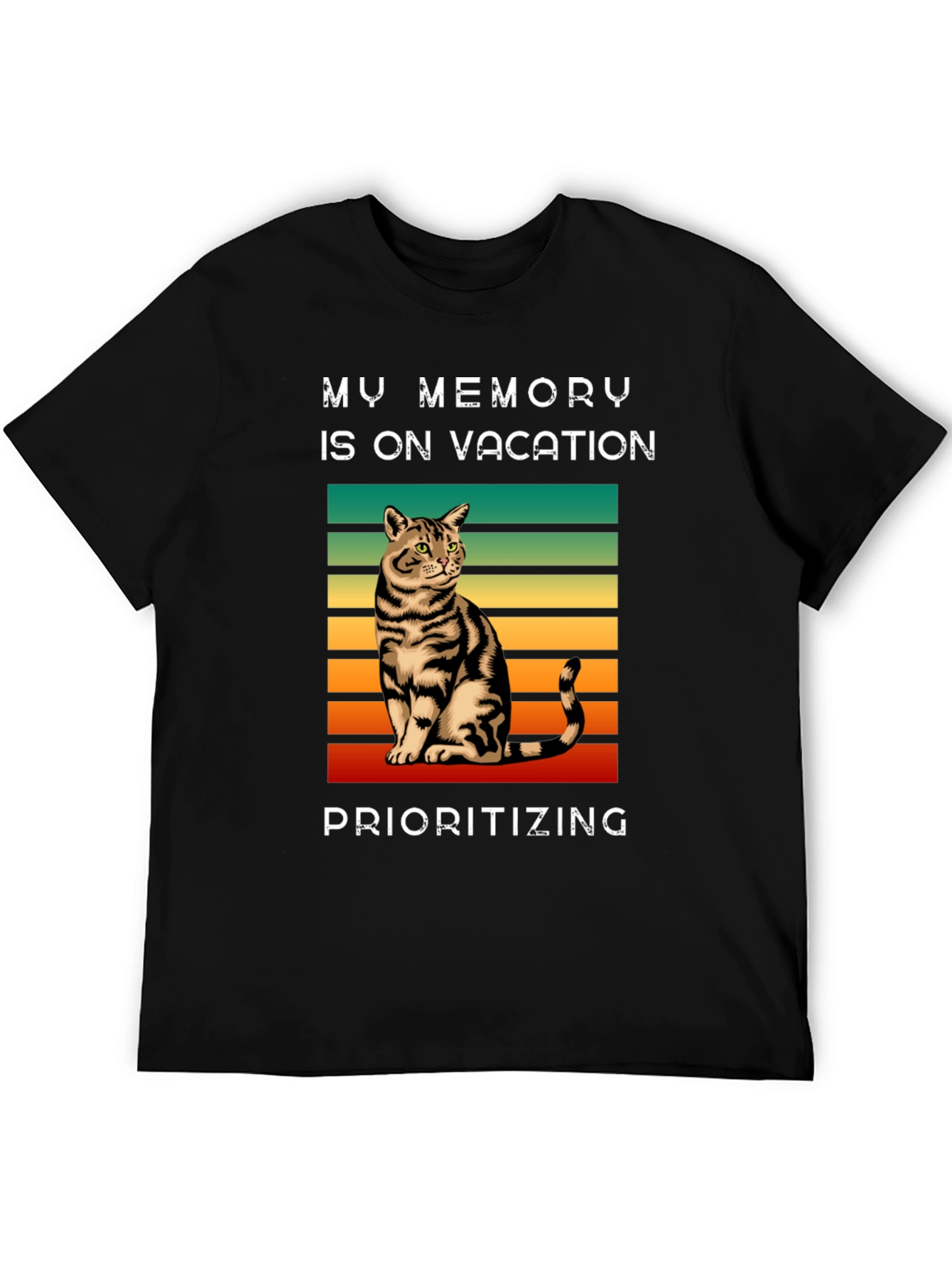 My Memory is on Vacation Cat T-Shirt