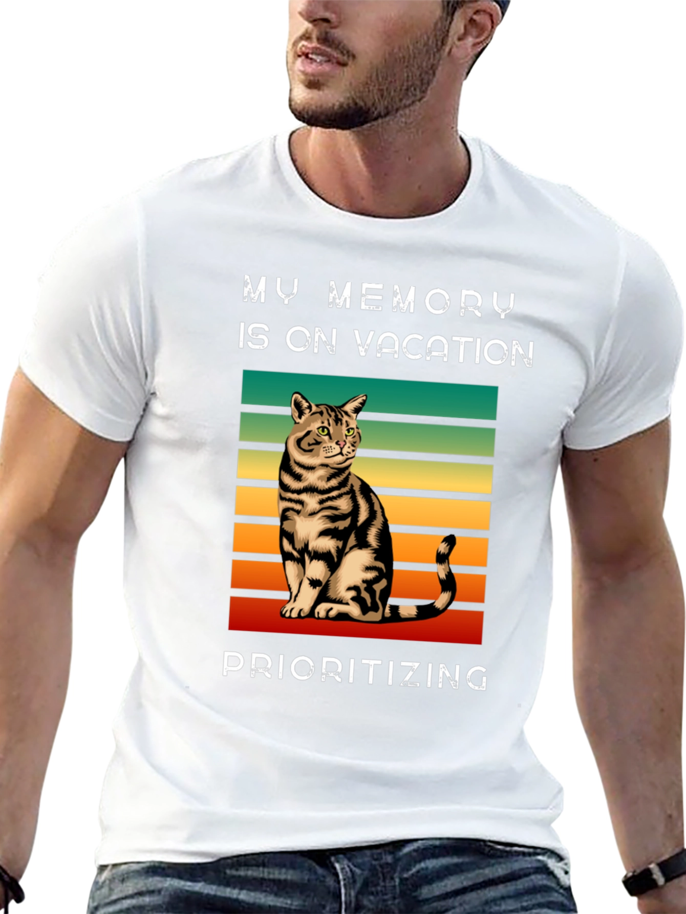 My Memory is on Vacation Cat T-Shirt
