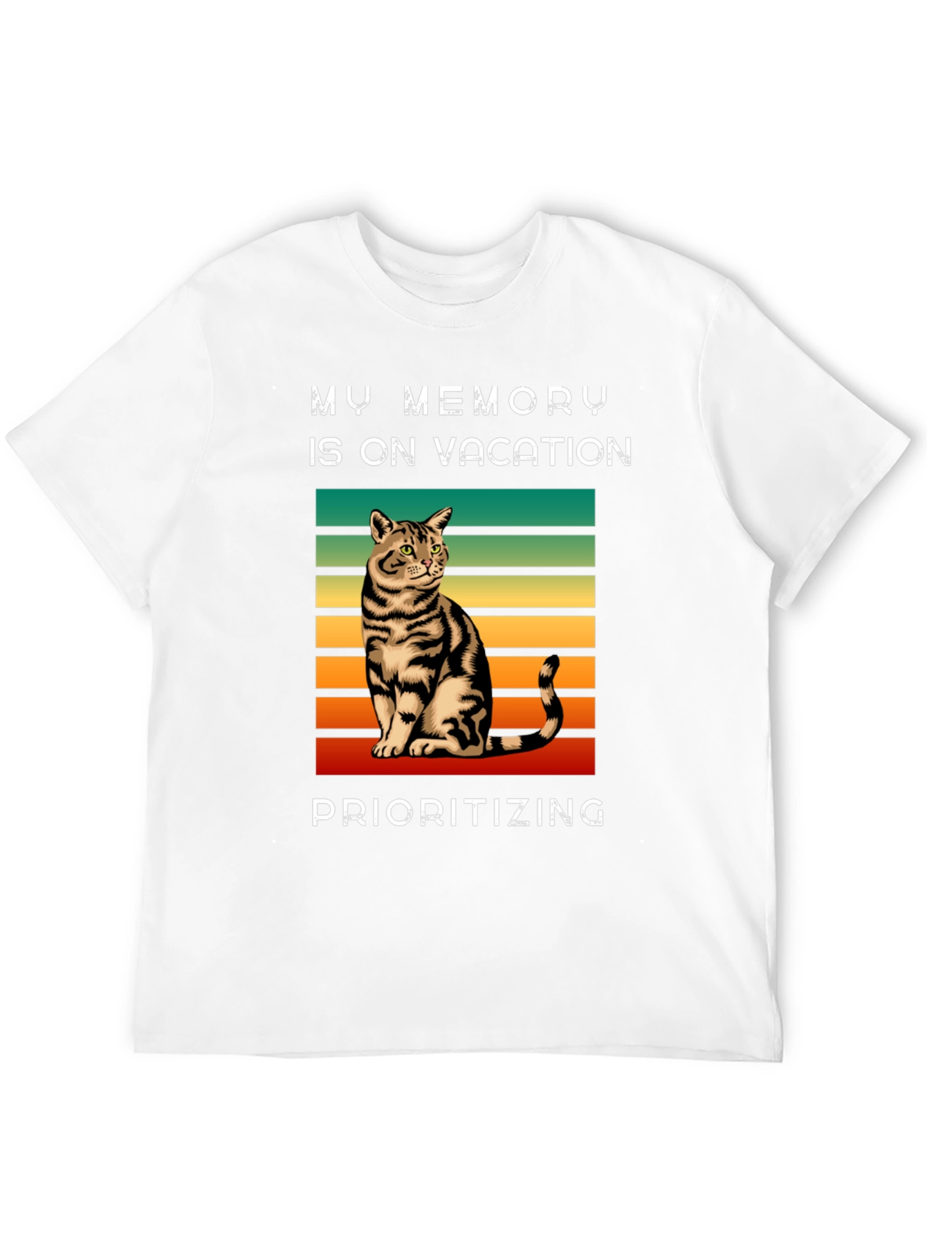 My Memory is on Vacation Cat T-Shirt