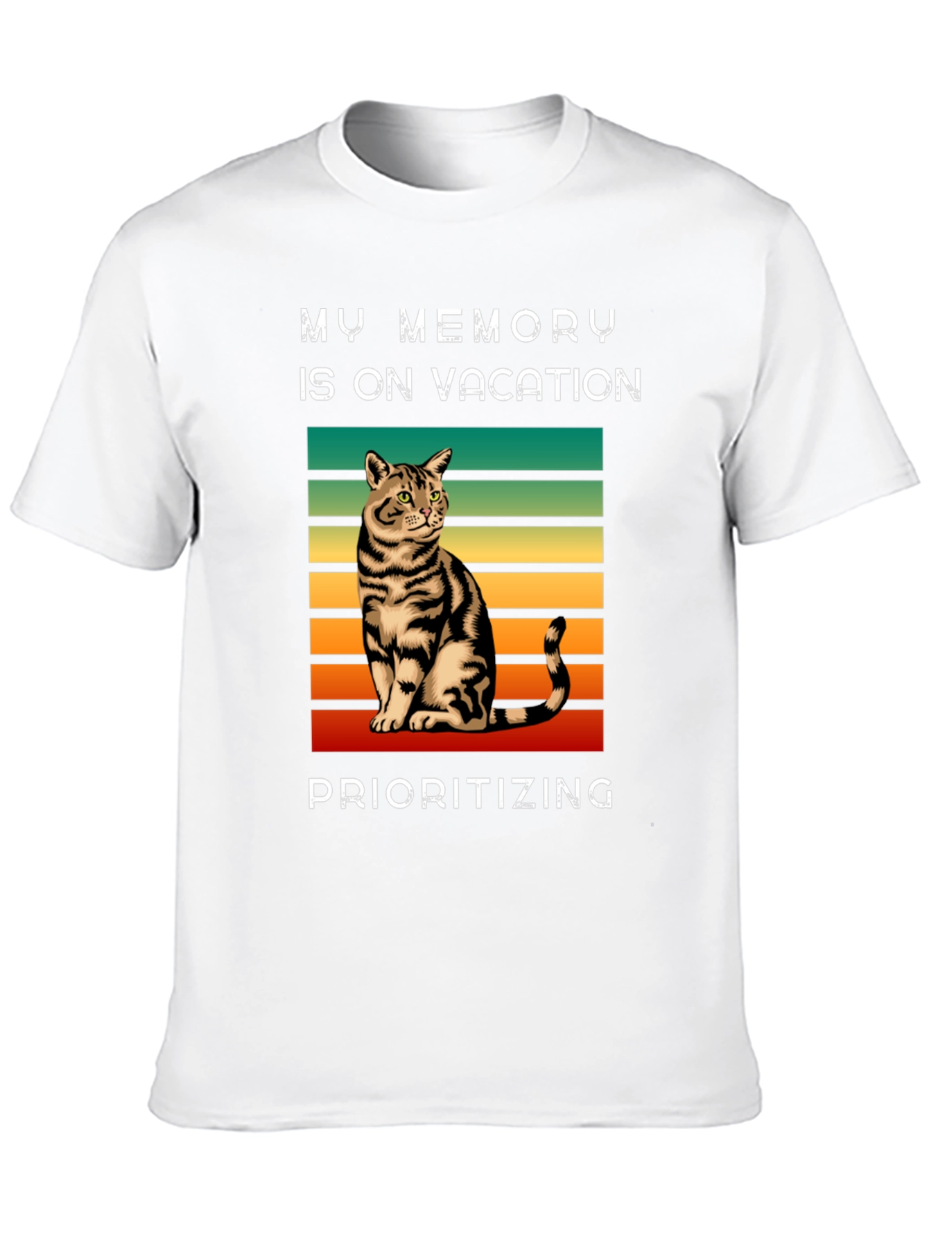 My Memory is on Vacation Cat T-Shirt