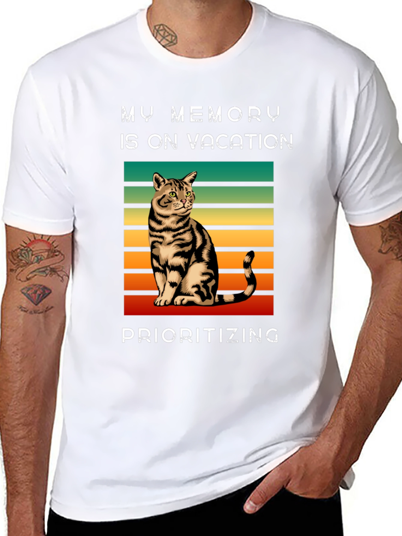 My Memory is on Vacation Cat T-Shirt