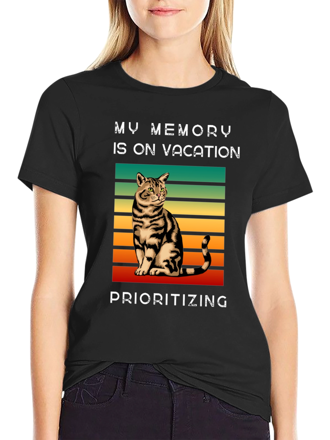 My Memory is on Vacation Cat T-Shirt