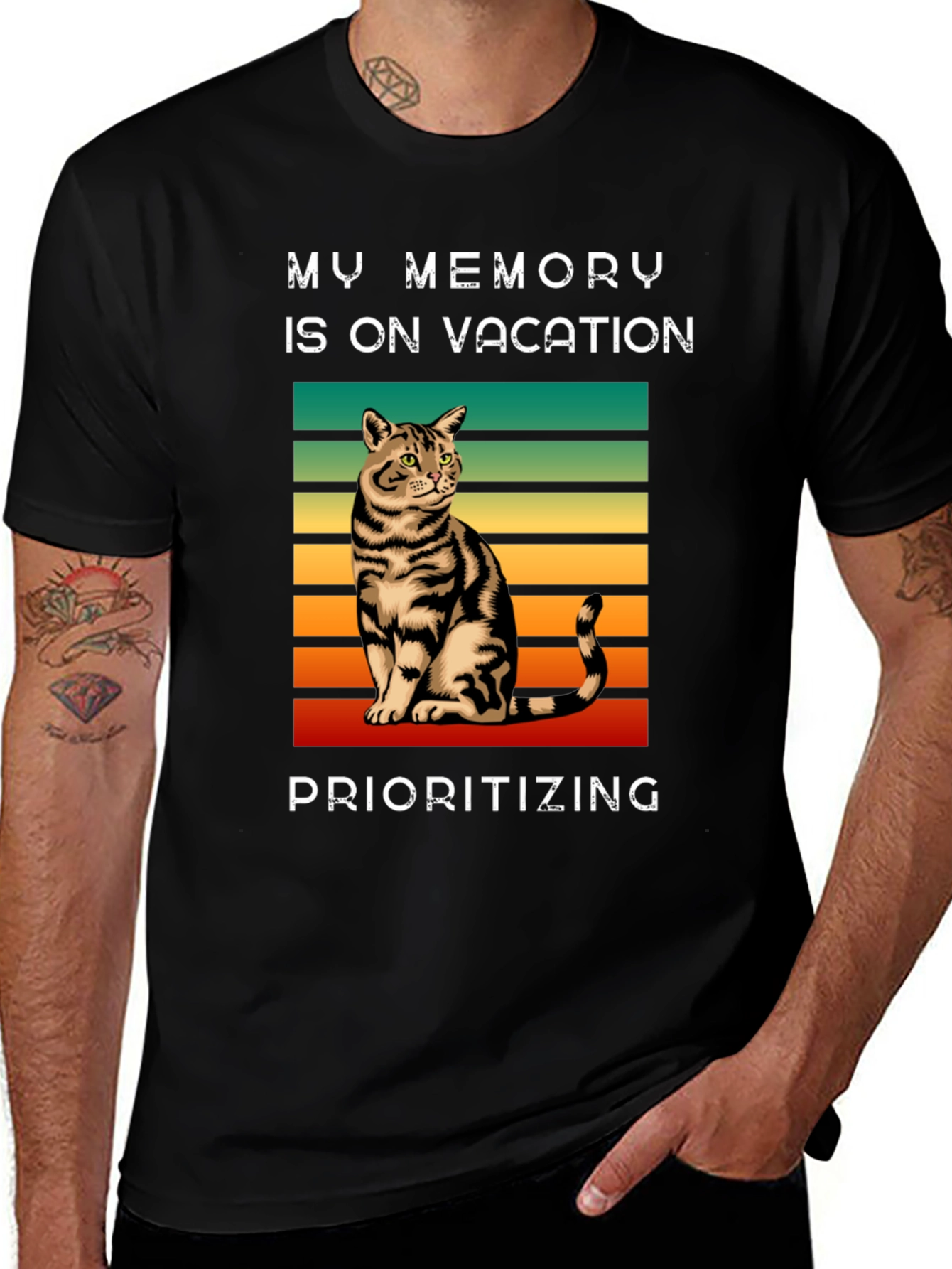 My Memory is on Vacation Cat T-Shirt
