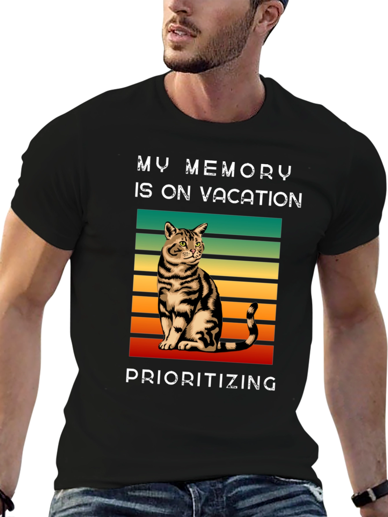 My Memory is on Vacation Cat T-Shirt