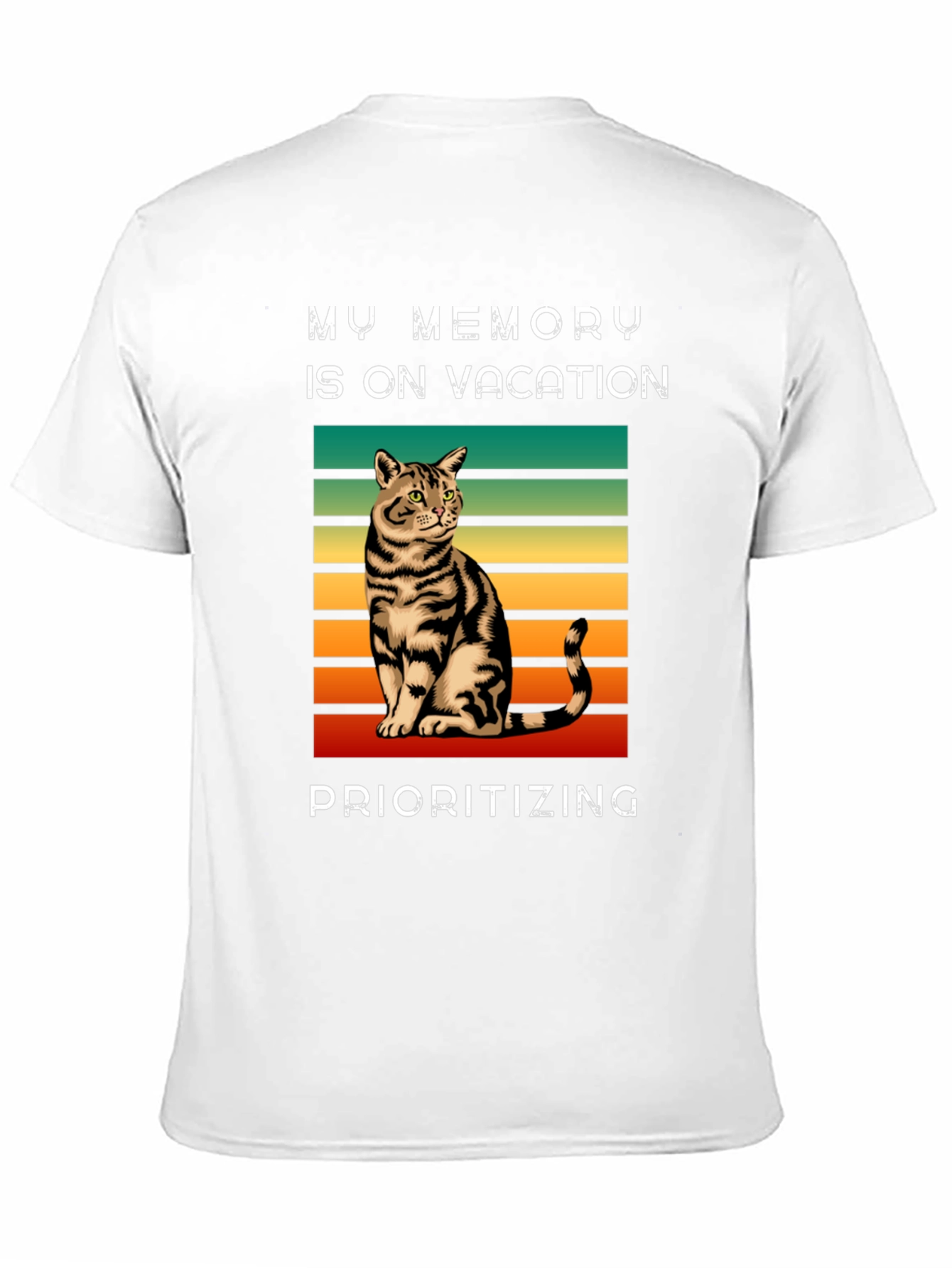 My Memory is on Vacation Cat T-Shirt