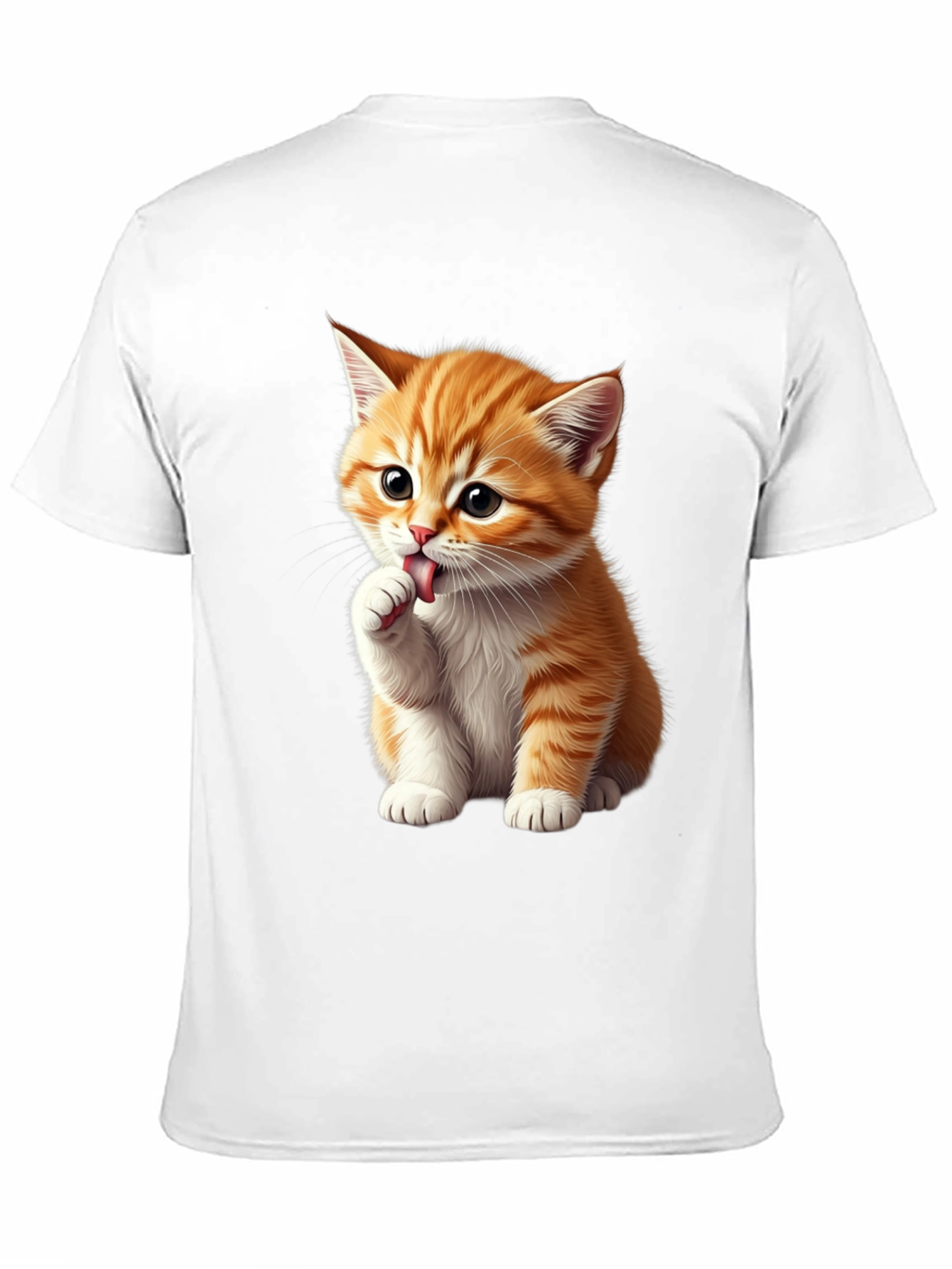 Cute Kitten Graphic Tee - Black Softstyle Shirt