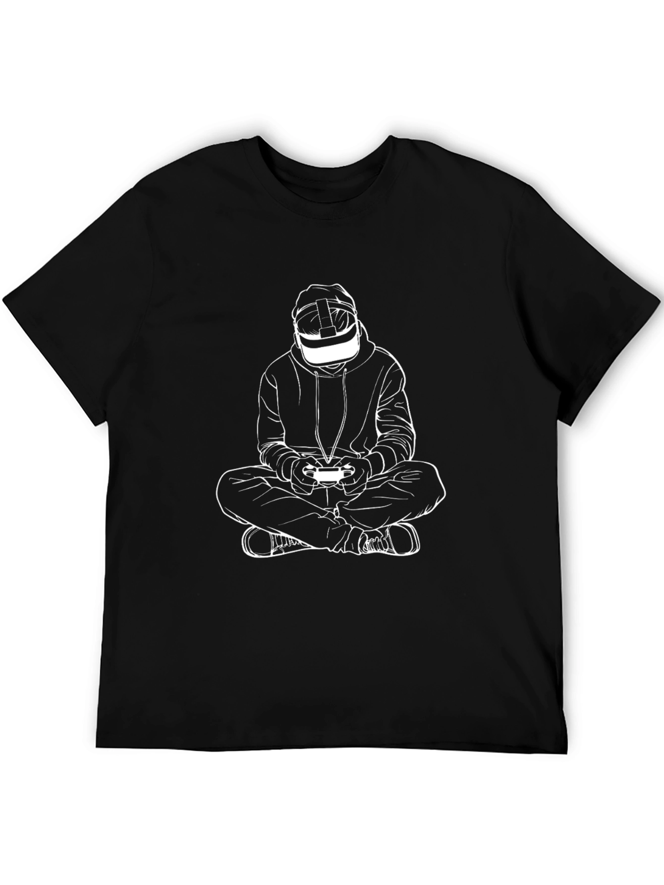 VR Gamer Graphic Tee - Black T-Shirt