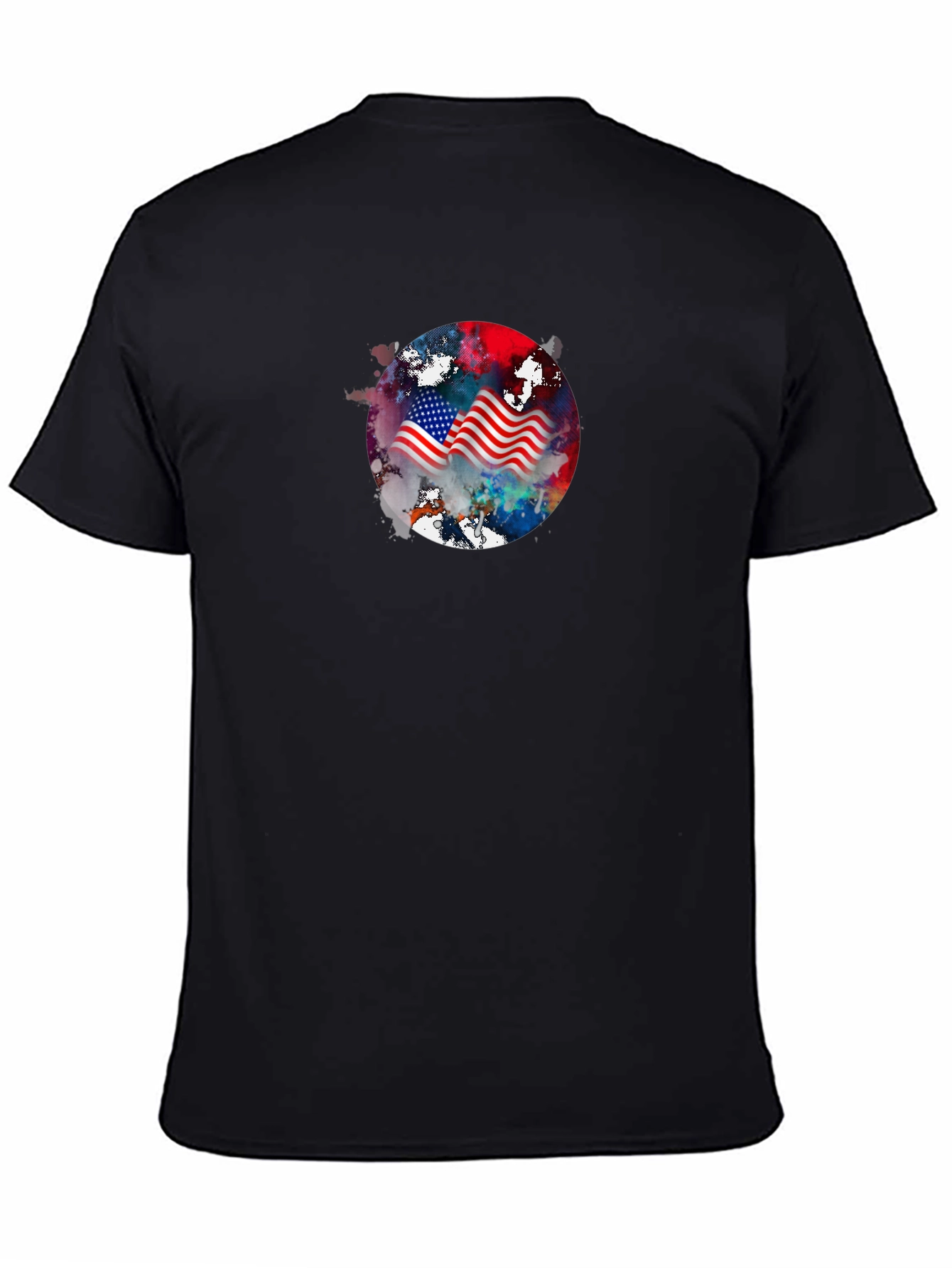 Patriotic American Flag Graphic Tee