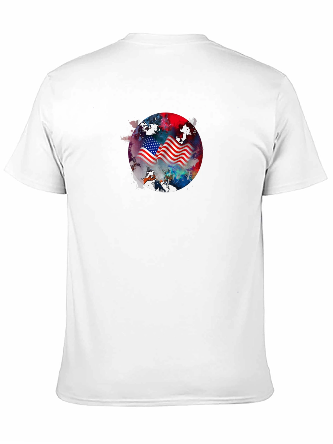 Patriotic American Flag Graphic Tee