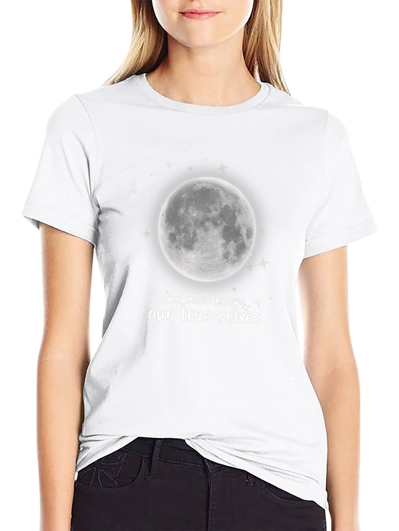 Moon Knows True Selves Graphic Tee