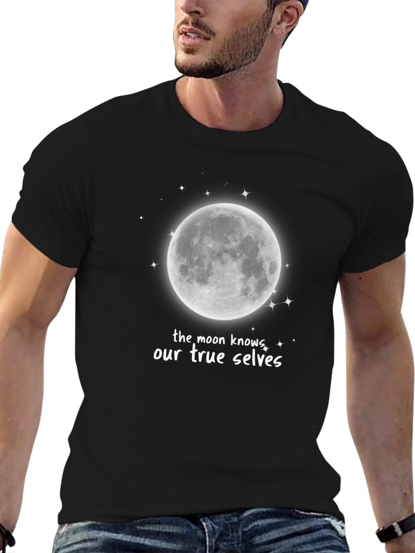 Moon Knows True Selves Graphic Tee