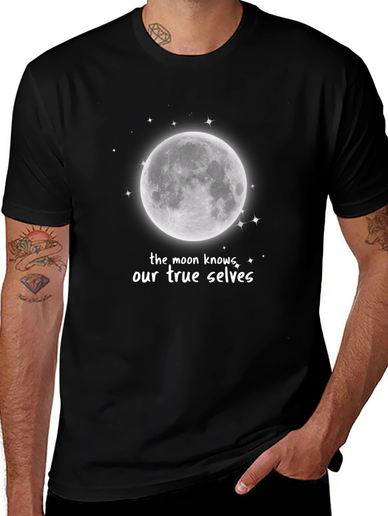 Moon Knows True Selves Graphic Tee