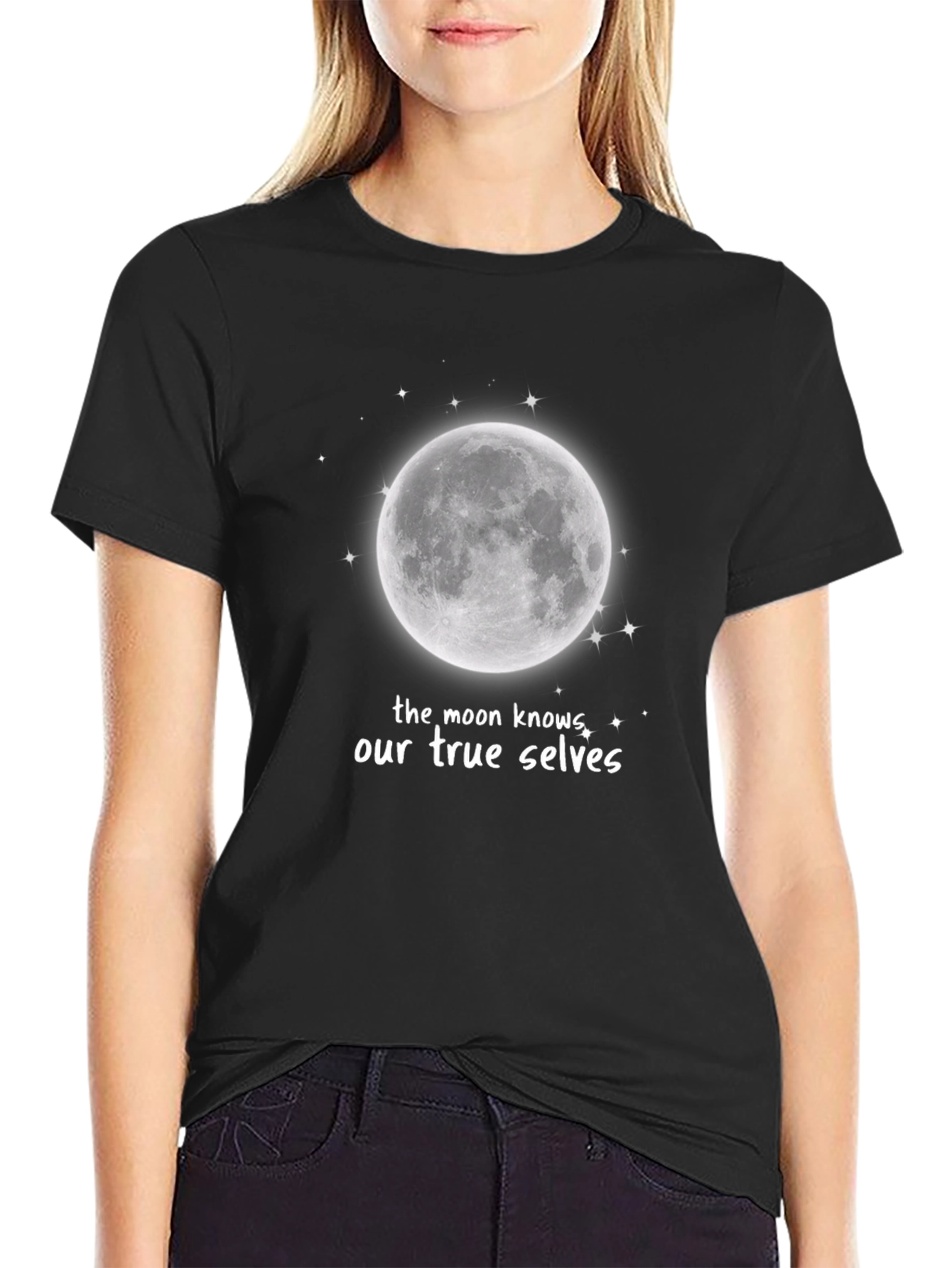 Moon Knows True Selves Graphic Tee