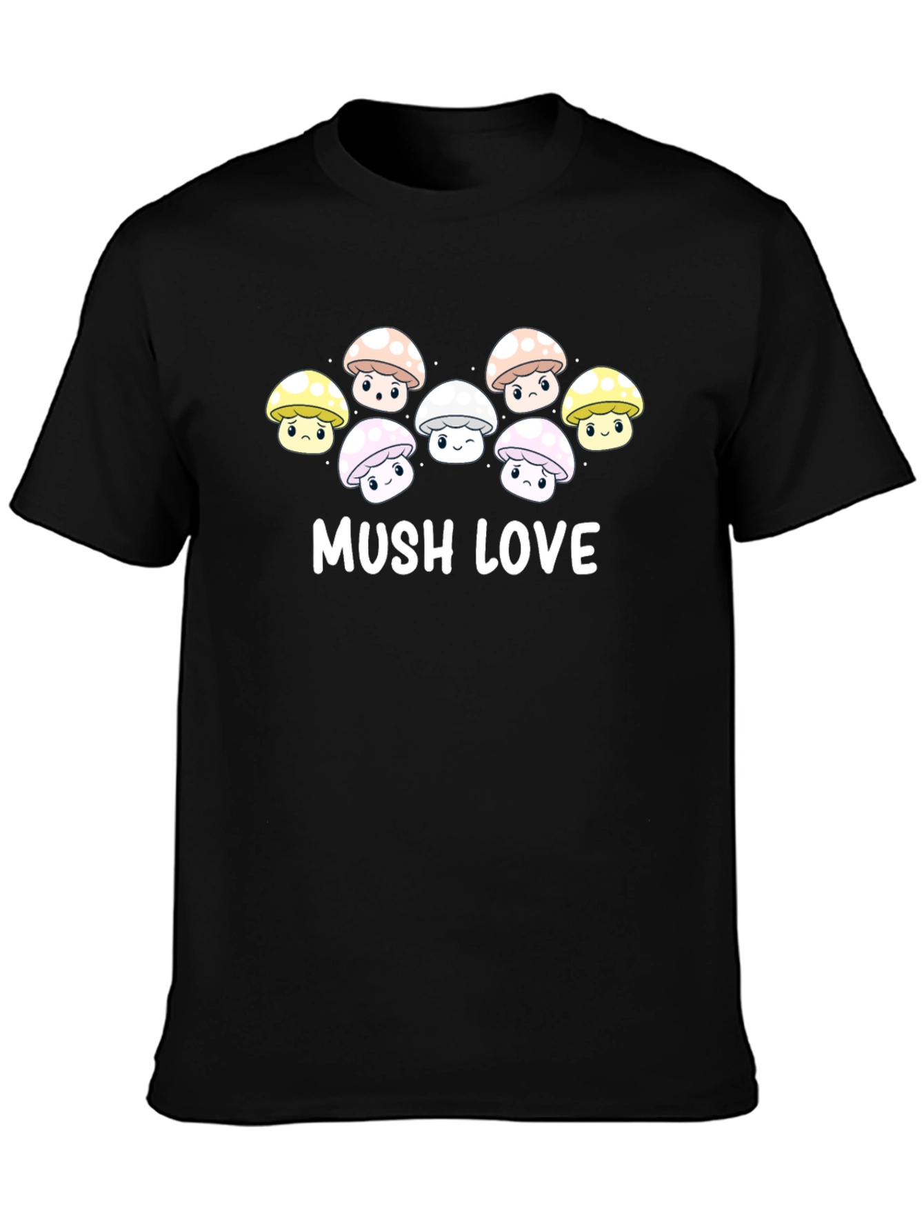 Mushroom Lover Graphic Tee - Mush Love Design