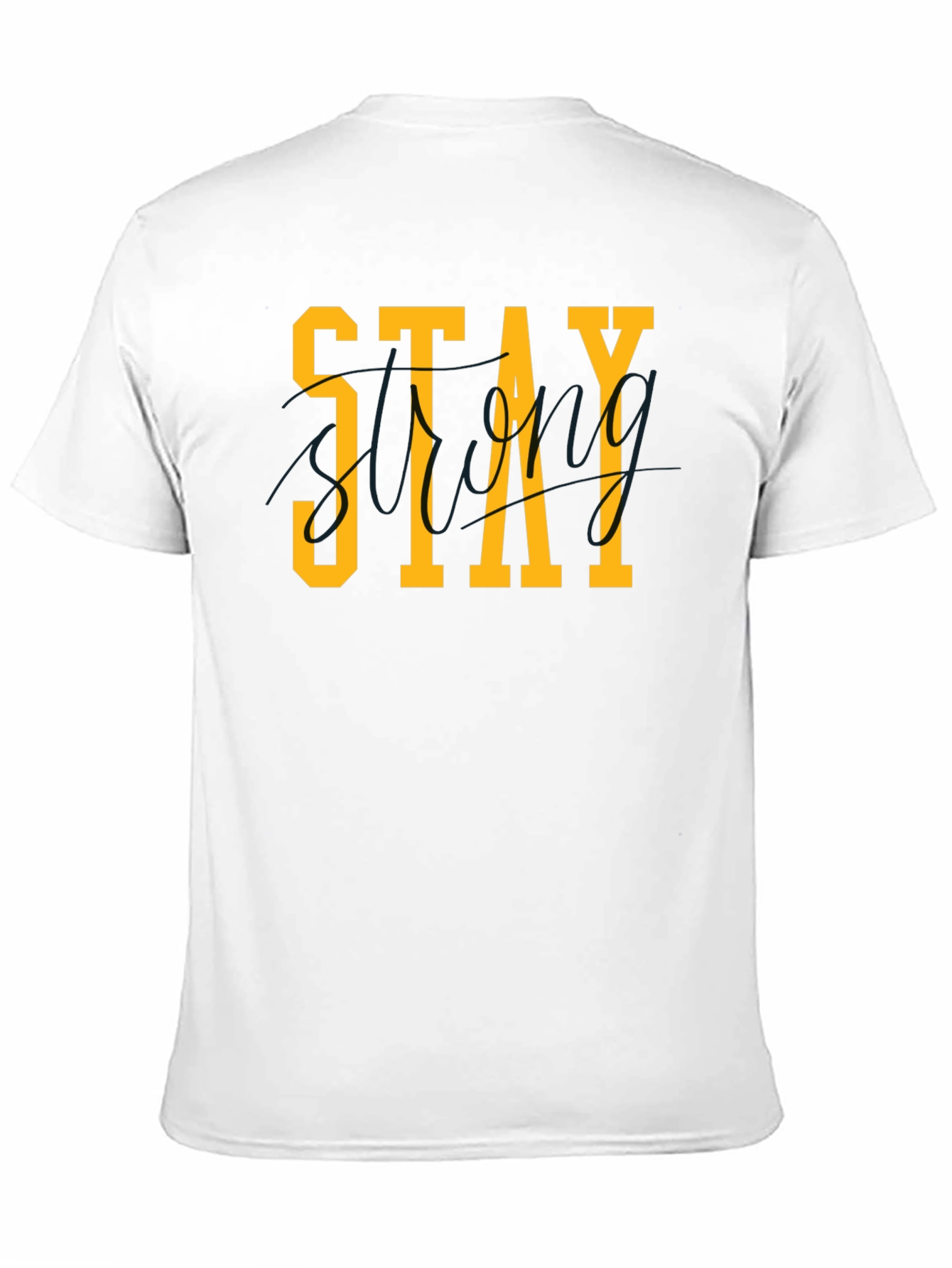 Stay Strong Graphic T-Shirt - Black