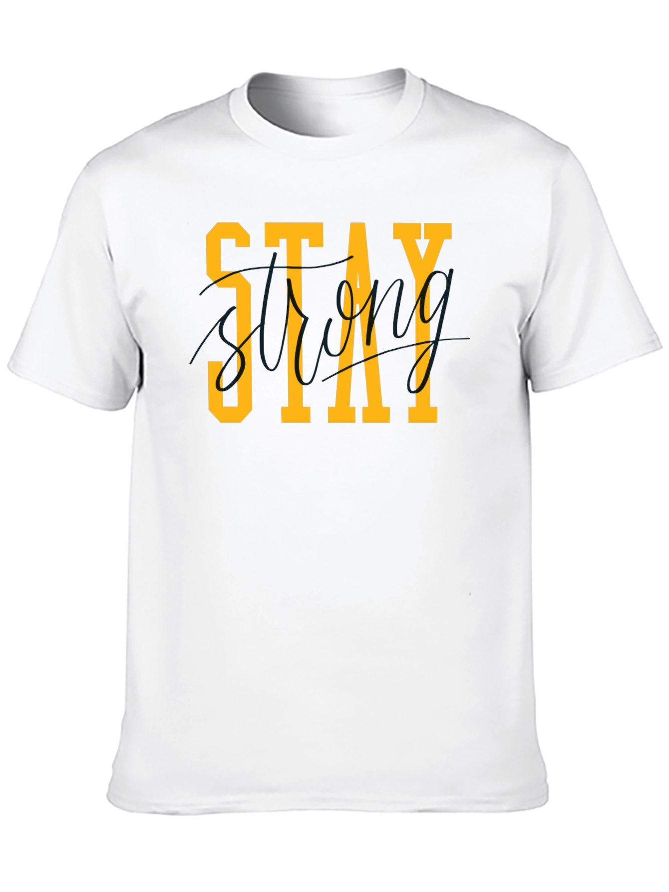 Stay Strong Graphic T-Shirt - Black