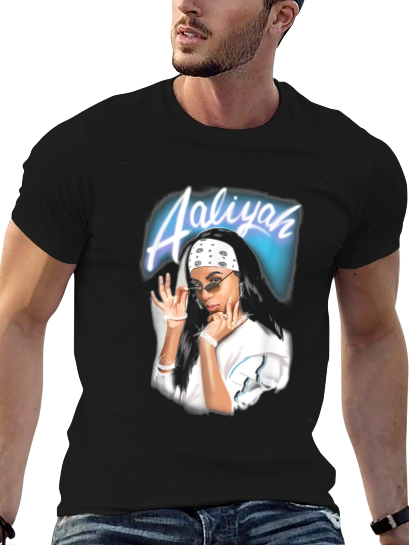 Aaliyah Graphic Print T-Shirt