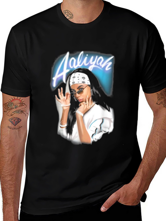 Aaliyah Graphic Print T-Shirt