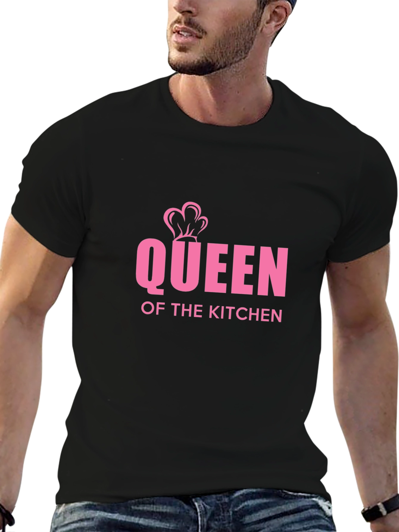 Queen of the Kitchen Graphic T-Shirt - Black