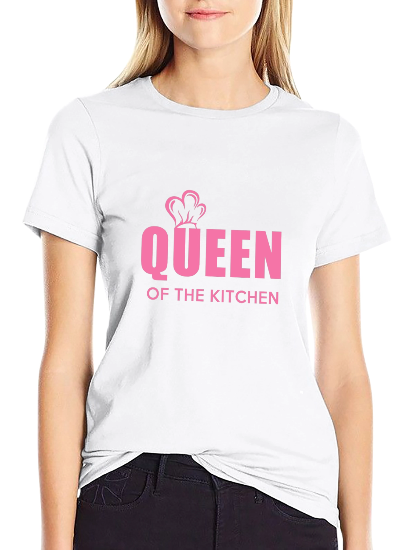 Queen of the Kitchen Graphic T-Shirt - Black