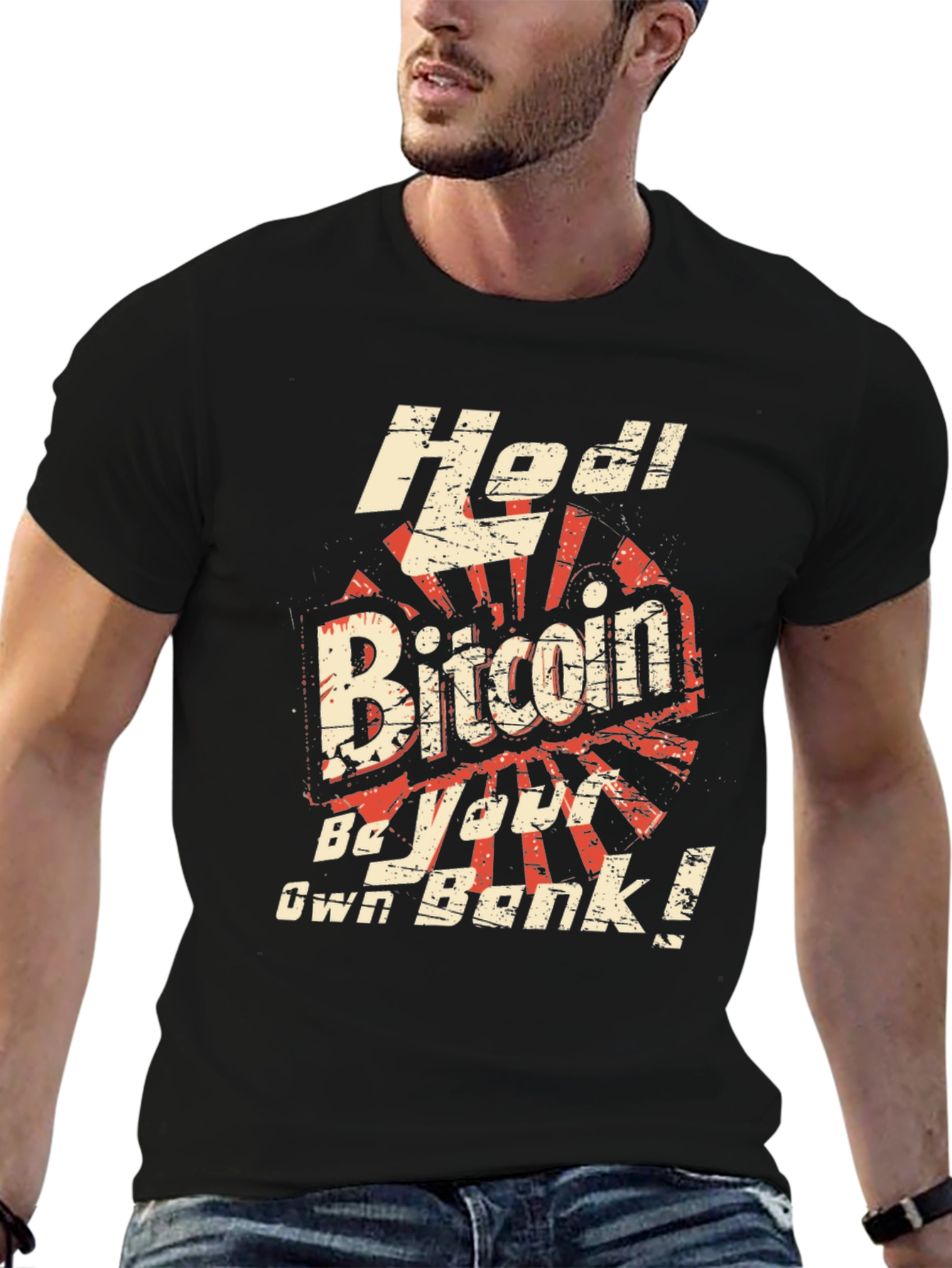 Bitcoin HODL T-Shirt - Be Your Own Bank!