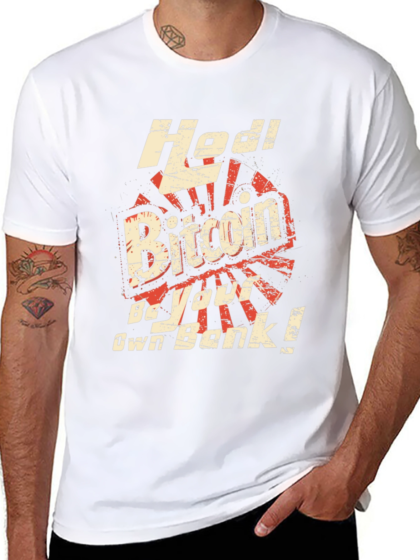 Bitcoin HODL T-Shirt - Be Your Own Bank!