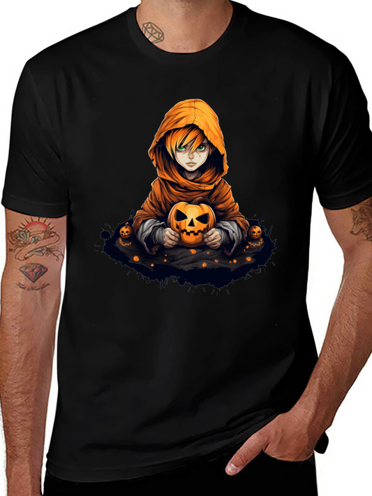 Halloween Anime Character Pumpkin T-Shirt