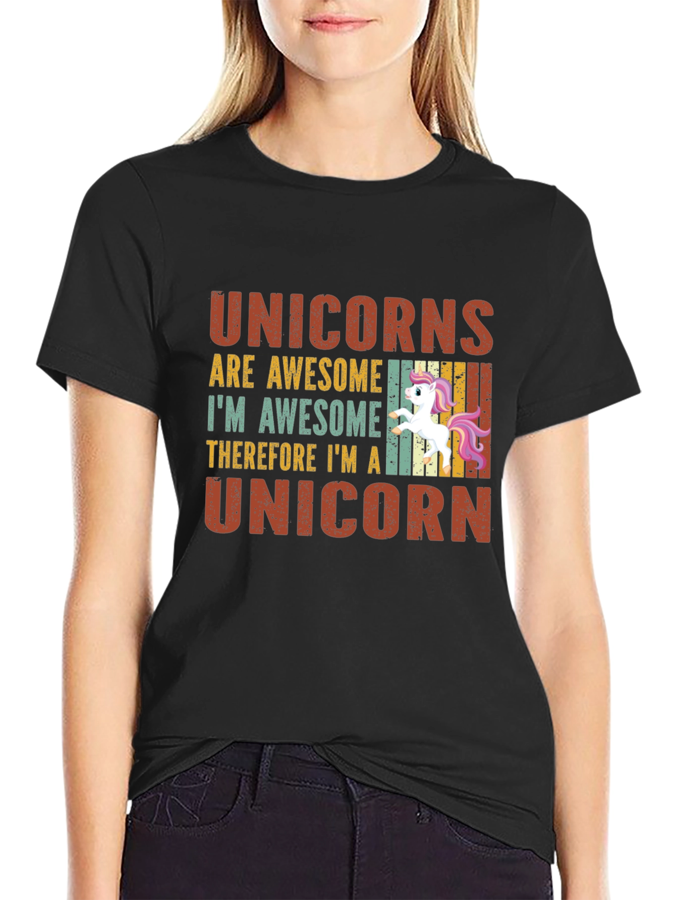 Unicorns Are Awesome Graphic Tee
