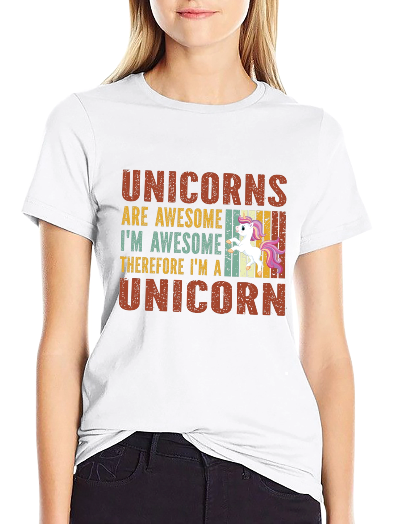 Unicorns Are Awesome Graphic Tee