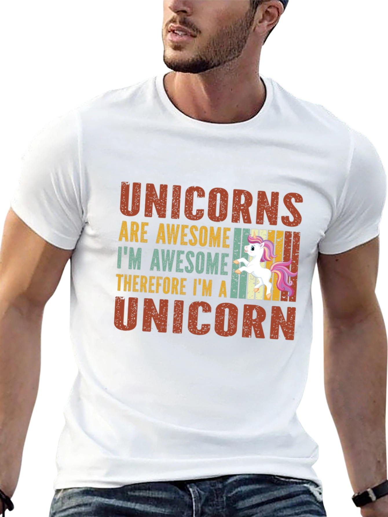 Unicorns Are Awesome Graphic Tee
