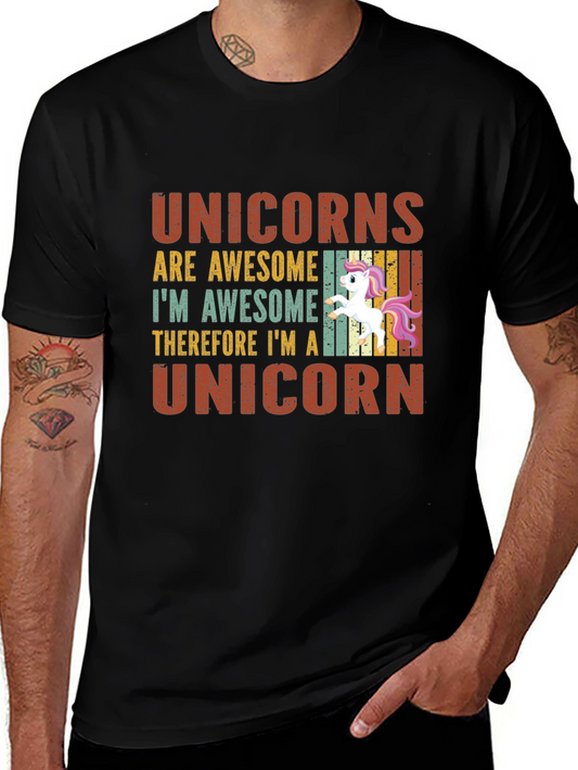 Unicorns Are Awesome Graphic Tee