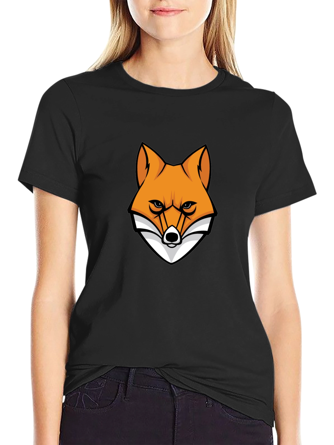 Fox Graphic T-Shirt - Mens Black Tee