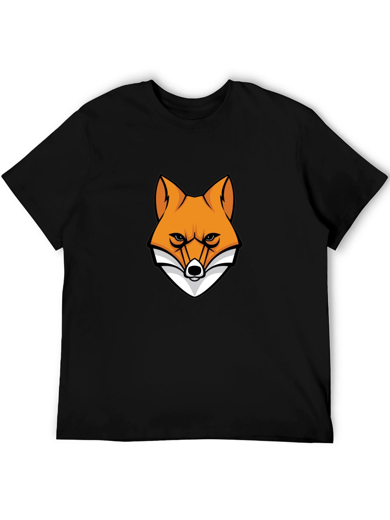 Fox Graphic T-Shirt - Mens Black Tee